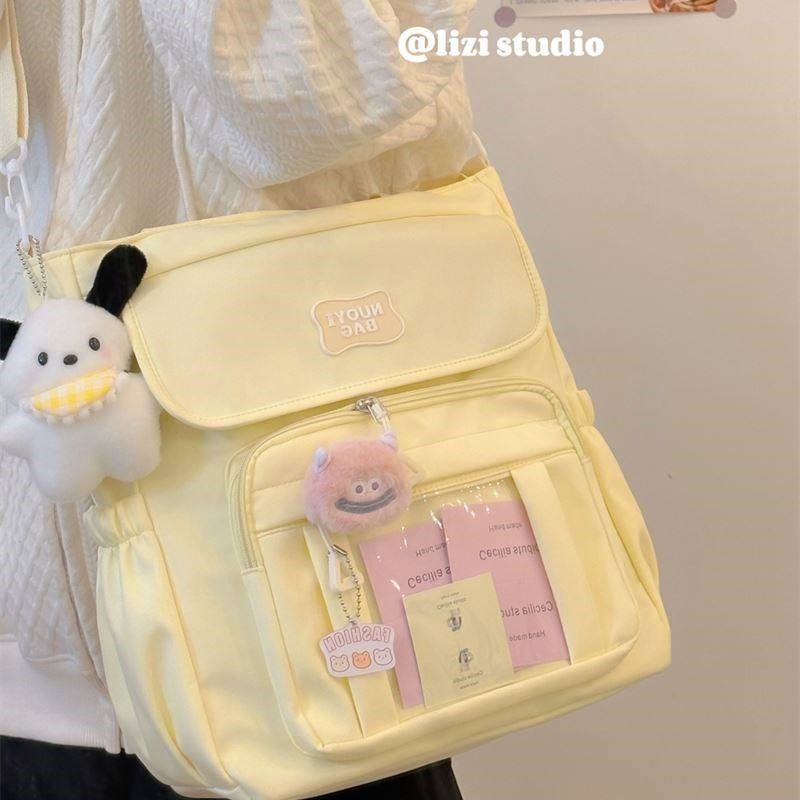 学生斜挎包女上课拎书学习袋初中生补习手提袋少女百搭手提单肩包,箱包皮具/热销女包/男包,通用款女包,淘宝优惠券,粉丝福利购,淘宝优惠卷