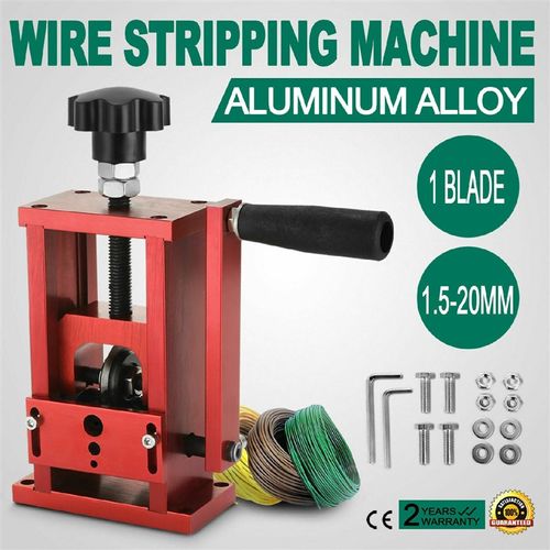 新款红色剥线机铝合金手动操作剥B线机橡塑单芯线电缆切割剥皮机