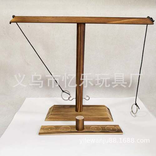 抛抛乐 Ring Toss Games 木质抛环游戏 环抛游戏桌面抛环挂钩套圈