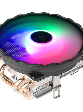 寒霜四铜管CPU散热器风扇1151风冷2011静音风扇下压式电脑散热器