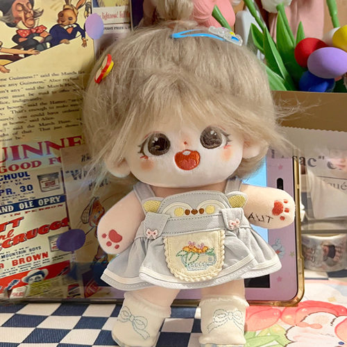 娃衣20cm现货棉花娃娃正u版娃衣便宜衣服女娃连衣裙套装送女生礼