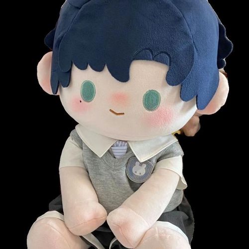 学院制服40cm坐姿棉花娃娃衣服套装一番栗猫学院换W装娃衣校服套