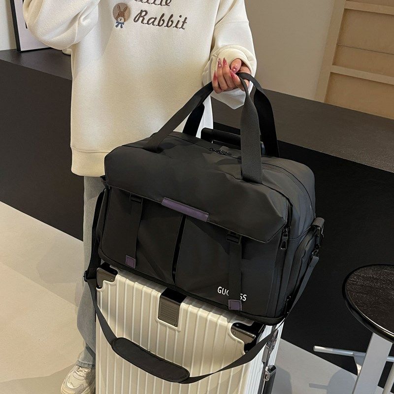 可套行李箱拉杆上的收纳旅行包2024年新款健身行李袋高颜值大容量,箱包皮具/热销女包/男包,旅行袋,淘宝优惠券,粉丝福利购,淘宝优惠卷