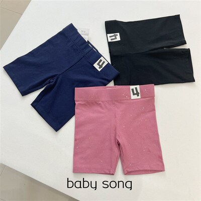 澳单coat2-10岁夏季女童宝宝纯色纯棉裙内五分骑行裤打底裤防走光