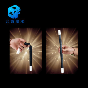 搞笑寸断棒 舞台互动搞笑道具魔术棒 近景魔术道具 木质 软硬棒
