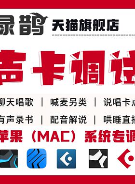声卡调试精调专业调音师苹果MACOS艾肯外置雅马哈IXIRME迷笛机架