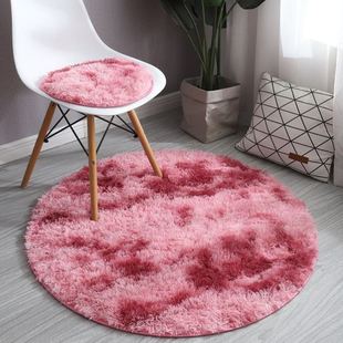 Thick Round Rug Carpets for Kid Room Plush Decora Pile Rug