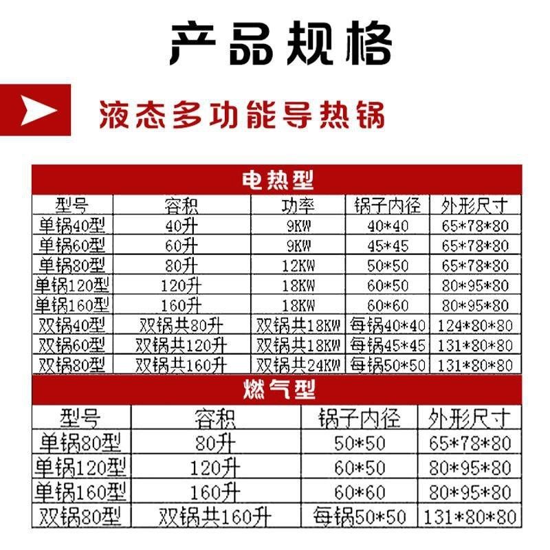 商用多功能液态导热油锅燃气电热大型节能锅煮八宝粥豆浆煲粘锅,厨房电器,商用汤锅/汤桶/煮面桶,淘宝优惠券,粉丝福利购,淘宝优惠卷