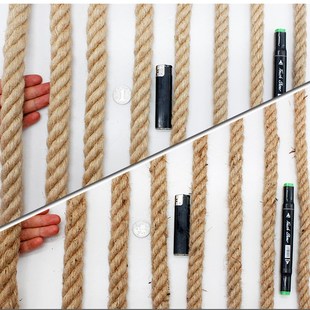 粗麻绳绳子麻绳装饰品细麻绳装饰绳子手工编织捆绑绳晾衣绳拔河绳