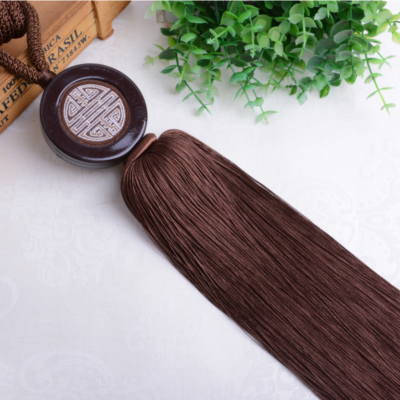 一对装中式窗帘挂球流苏窗帘扣窗帘绑带绑绳装饰吊穗