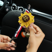 汽车挂钩后座椅背隐藏车内创意泫雅车用置物车载小挂勾女