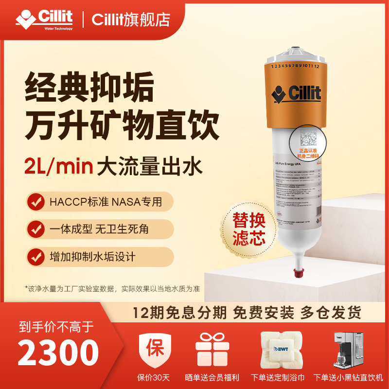Cillit水丽原装进口净水器家用台下式过滤器自来水厨房净水Energy