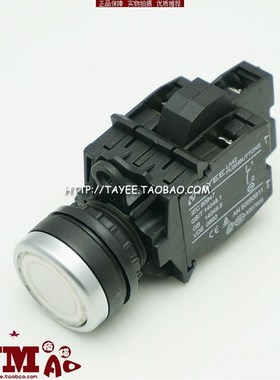 tyee上海天逸22mm点动复位L2D2红绿按钮关带灯2