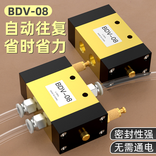 08气动开关气阀二位五通换向气阀气缸控制 自动往复b阀调速阀BDV