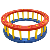 四分之一圆儿童感统训练器材前庭平衡板独木桥早教体能教