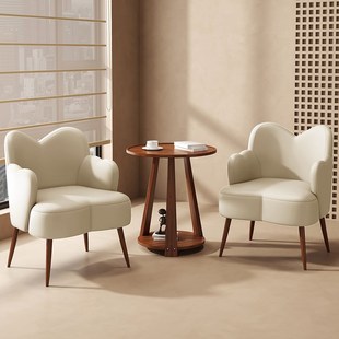 诧寂风单人小沙发懒人椅休闲阳台飘窗房间卧室椅子看书复古爱心椅