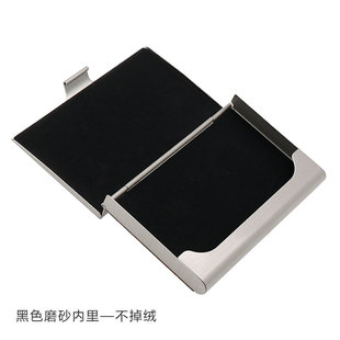 名片夹男式商务金属大容量便携式木质女士名片盒子定制