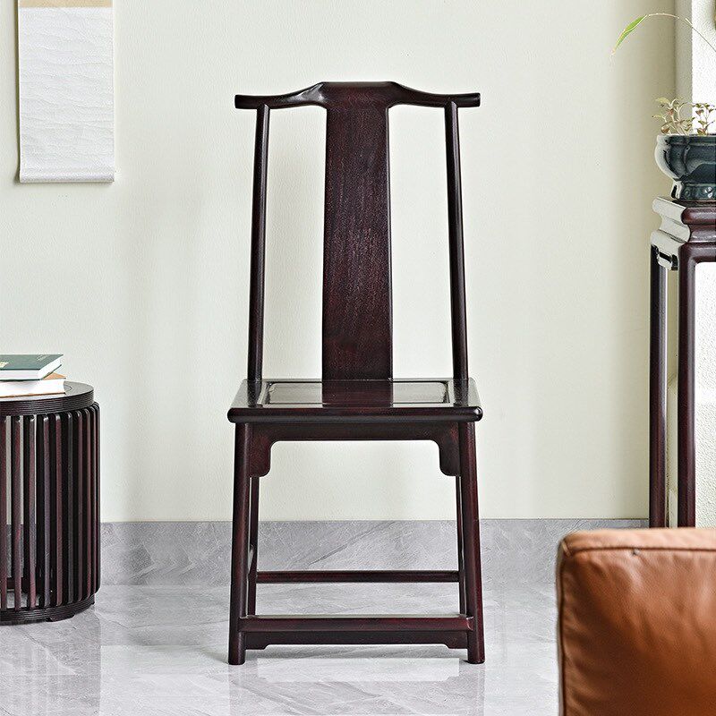 红木家具赞比亚血檀明式餐椅家用靠背椅小叶紫檀官帽餐椅,住宅家具,红木椅凳,淘宝优惠券,粉丝福利购,淘宝优惠卷