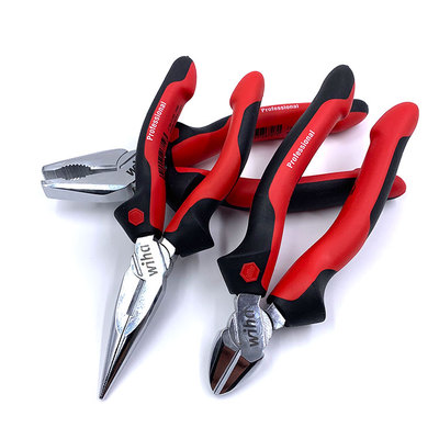 德国钳子威汉钢丝钳老虎钳斜口钳尖嘴钳电工省力剪钳剪钢丝