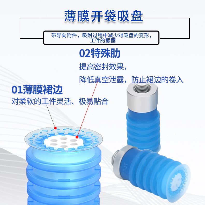 40S55Z -波纹32T5多层 0P.J包装袋F注塑T5真空吸盘机开薄膜蓝色P3