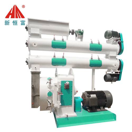 恒富机械玉米秸秆环模颗粒机 蒸汽加热 熟化物料 大型养殖场适用
