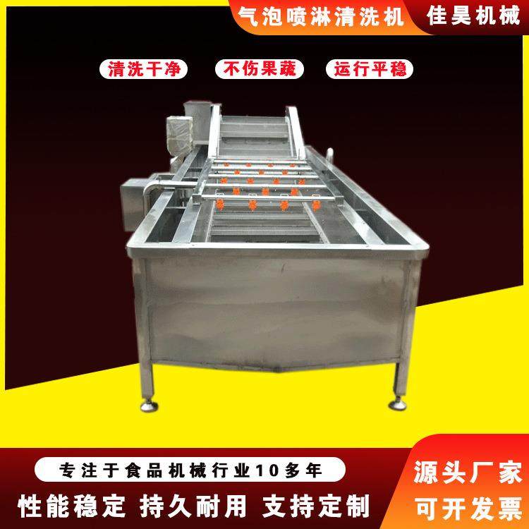 中药材清洗机 商用果蔬清洗设备 全自动蔬菜食品加工生产机械