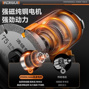 小型手磨机电动磨光机 锂电清缝机迷你美缝剂家用木工切割机手持式