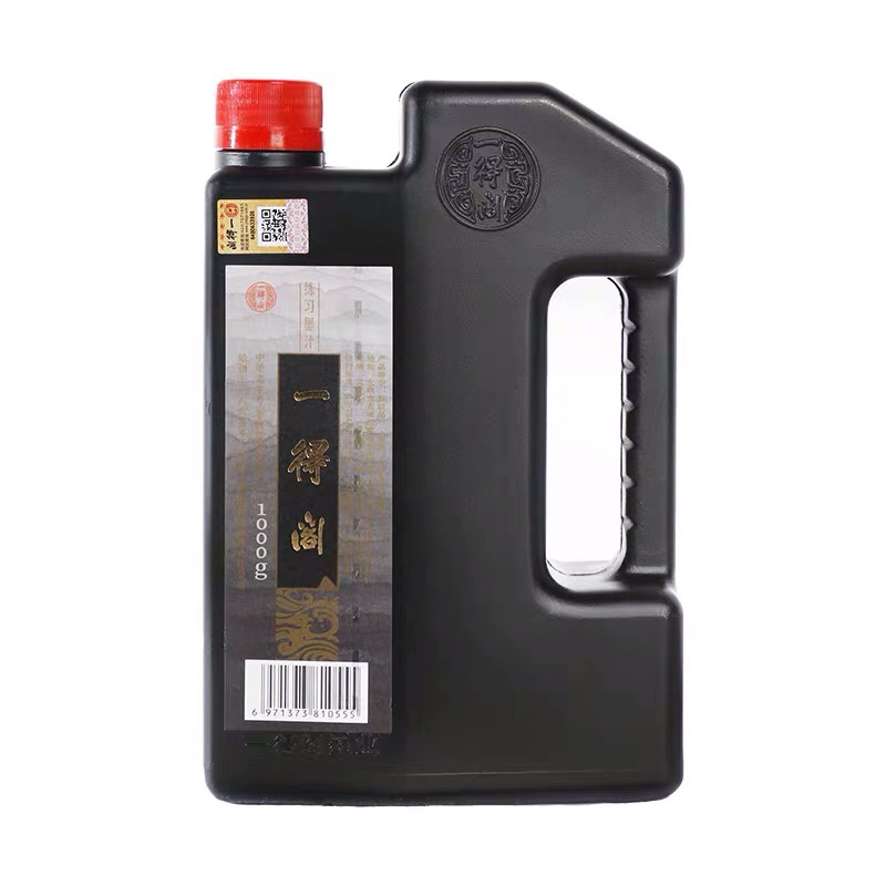 一得阁墨汁精制4斤大容量桶装书画创作墨液2斤练习写对联大瓶墨水