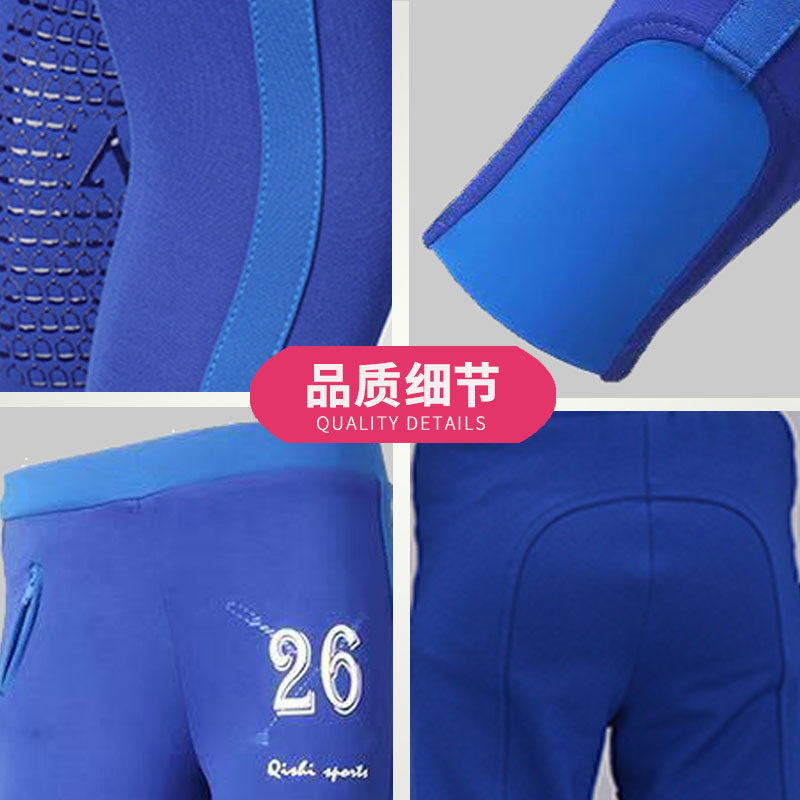 儿童马术马裤夏季骑马裤硅胶x薄款耐磨透气马术服装男女款M12