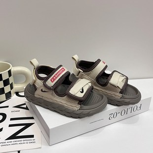 轻便夏季男童鞋子202q4新款凉鞋户外运动鞋韩版帅气夏天儿童沙滩