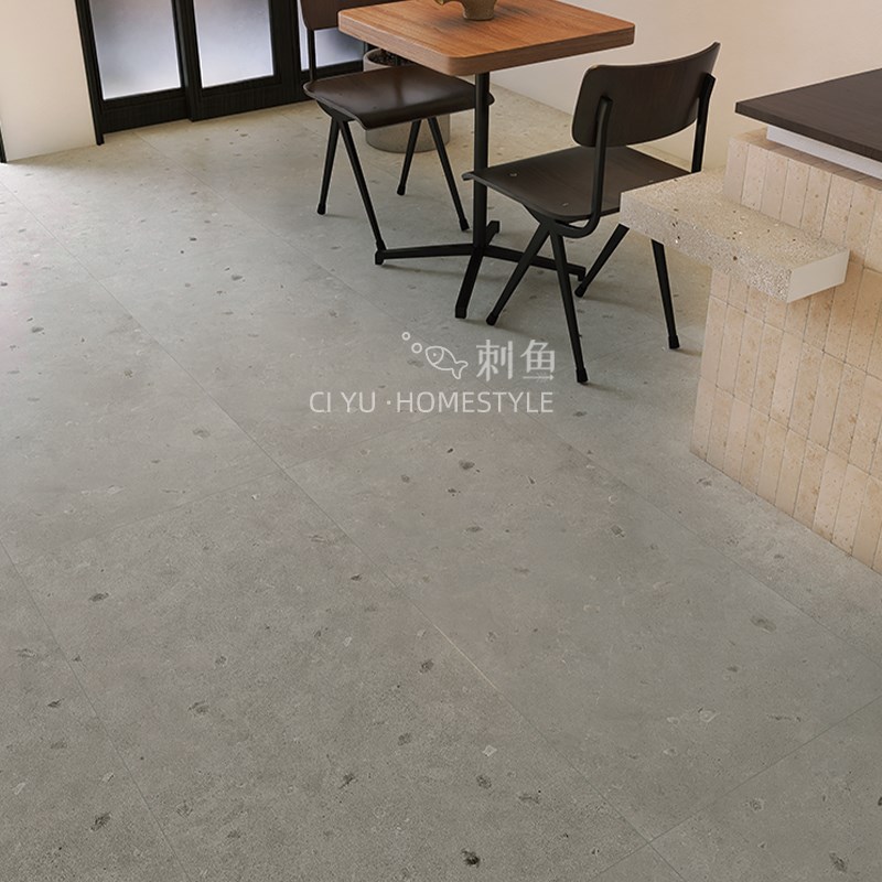 网红侘寂客餐厅仿古地n砖贝母水磨石瓷砖600x1200卫生间阳台咖啡