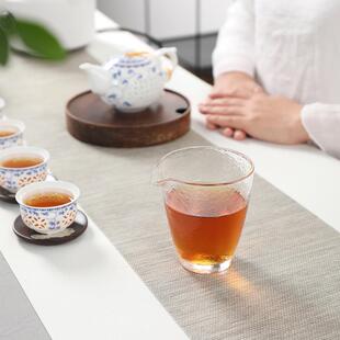 公道杯玻璃加厚耐热家用功夫茶具配件大号茶海大容量单个分茶器壶