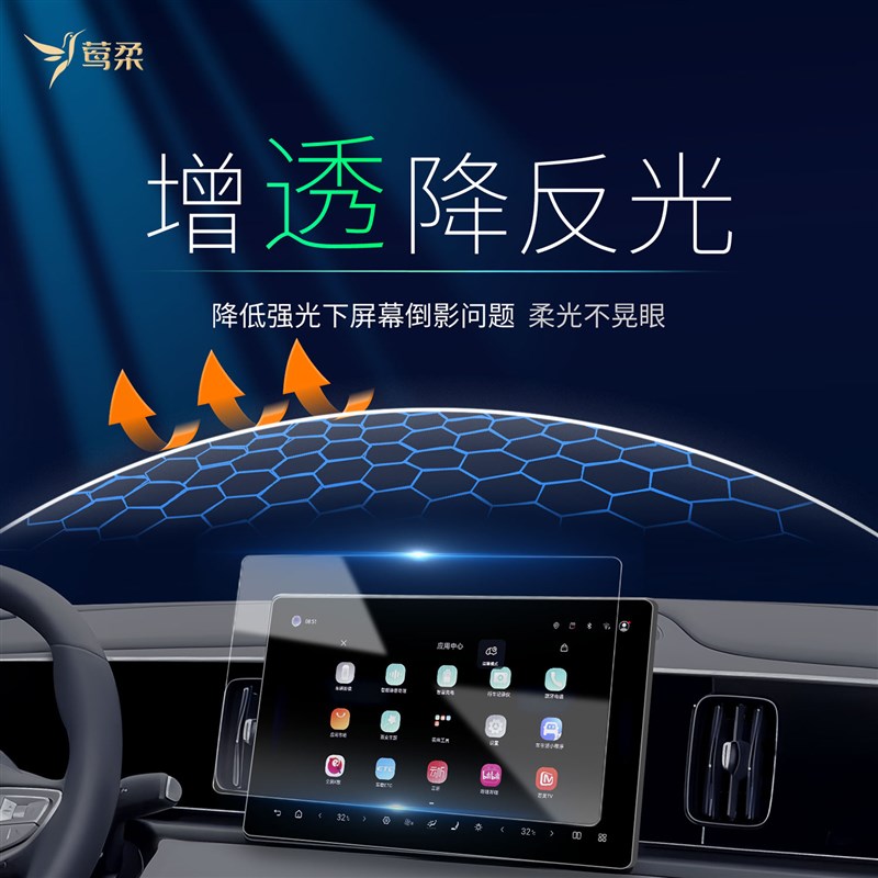 比亚迪海狮05中控贴膜ev屏幕钢化膜用品导航汽车配件内饰改装