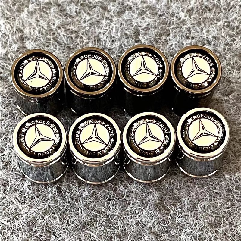 新C260L E级气门嘴E300L GLC260L IC200L轮胎气门嘴帽芯装饰盖改