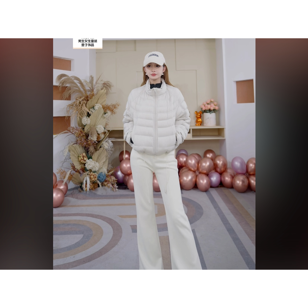 12-11H C 新款泡芙云感排骨加绒宽松短外套 M20