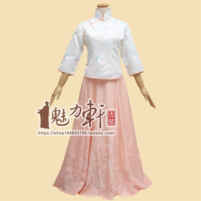 春季少女服装/h春游姐妹旅行服装/拍照摄影民国小姐装/优雅伴娘裙