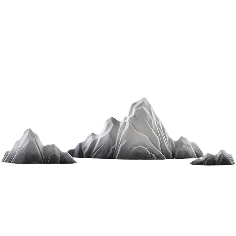 鱼缸假山摆件配件造景假s山盆景摆件流水造景假山装饰品小摆件招
