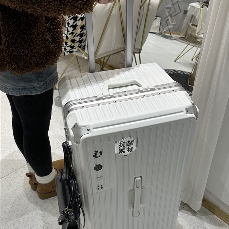 多功能行李箱男女24寸铝框密码旅B行箱34寸超大容量静音万向轮拉