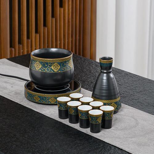 甄选温酒器电加热煮酒器烫酒壶家用暖酒器烧酒壶套装黄酒花白酒酒