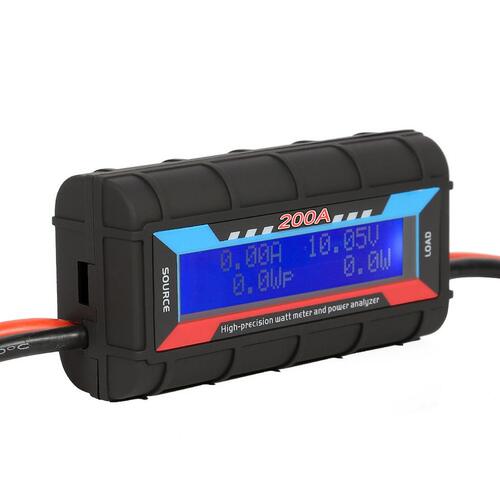 甄选航模功率计0-200A 0-60V 精度WATT Meter