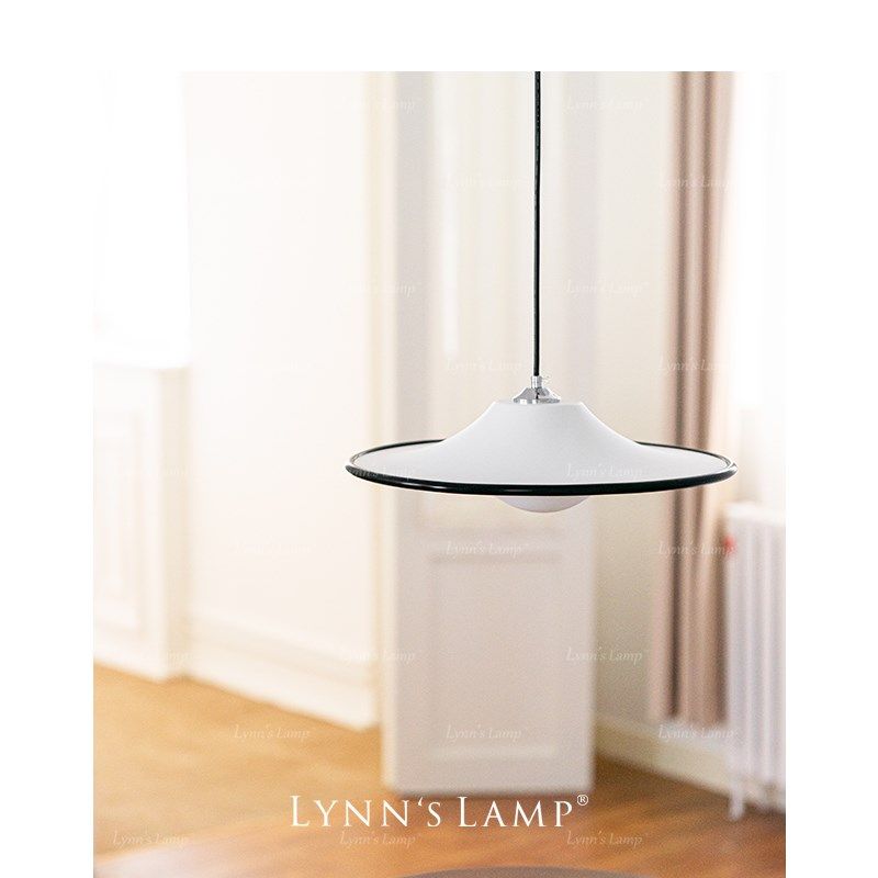 Lynns立意 极简餐厅吧台吊灯 亚克力包豪斯卧室餐桌上方中古灯具