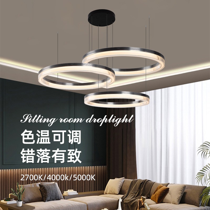 客厅吊灯现简约卧室全光谱大厅轻奢意式极简灯餐厅北欧设计师