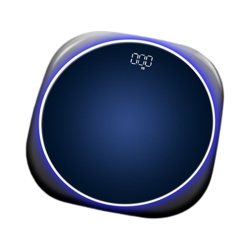 氛围灯体脂秤LCD显示体重秤家用成人体重秤称智能蓝牙充电秤