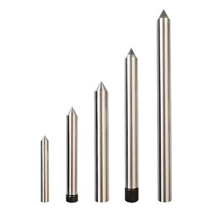 直柄加长固定顶尖高精死顶针外圆磨车床直柄死顶尖合金非标定制