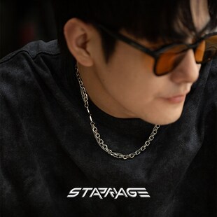 星宇纪 项链男星芒项链潮牌百搭高级感女潮流嘻哈风配饰男生项链