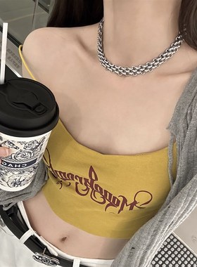 钛钢不掉色欧美个性夸张粗链条项链高级感时尚气质百搭锁骨链颈链