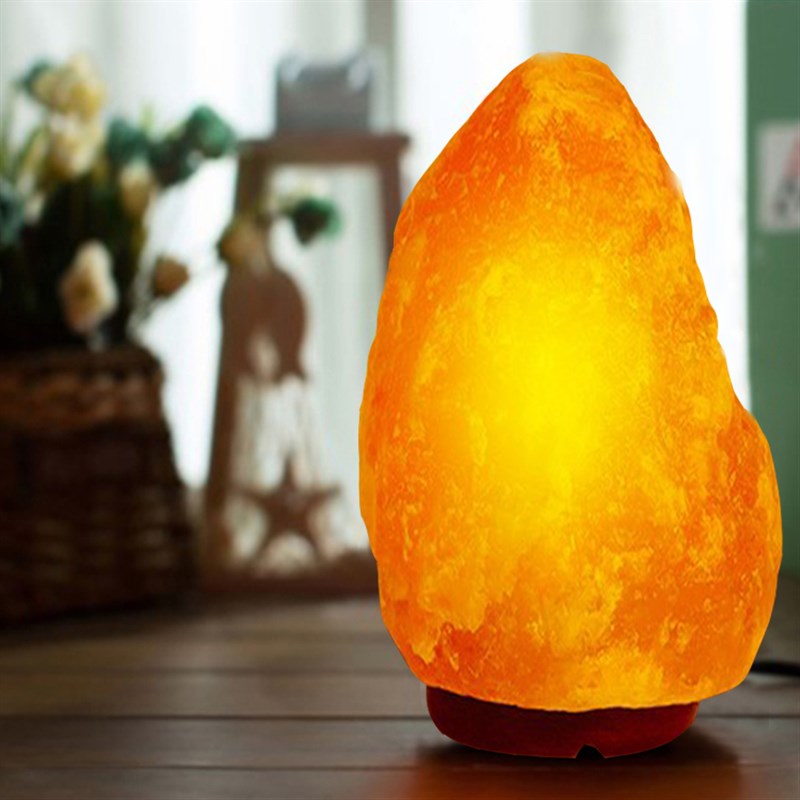 S级喜马拉雅水晶盐灯 负离子空气净化灯天然玫瑰盐灯养生夜灯礼物