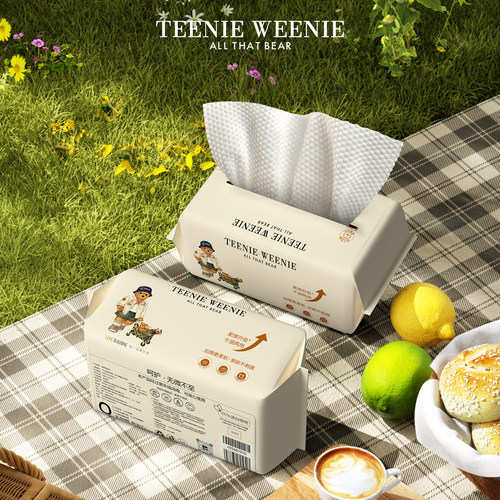 TeenieWeenie小熊一次性洗脸巾
