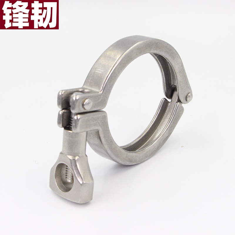 304不锈钢快装卡箍卫生级水管气管连接器卡扣管箍抱箍快卡50.5 64