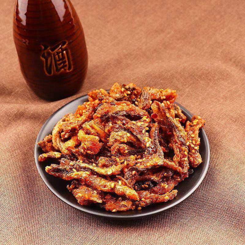 久之道香辣鱼皮500g醉相思鱼皮即食鱼制品零食小吃一整箱包邮